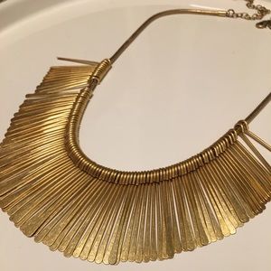 Stella&Dot necklace - gold fringe